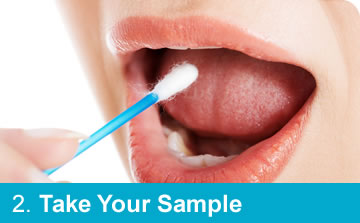 Step 2: Take Your Sample for DNA Testing
